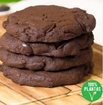 Galleta de doble chocolate