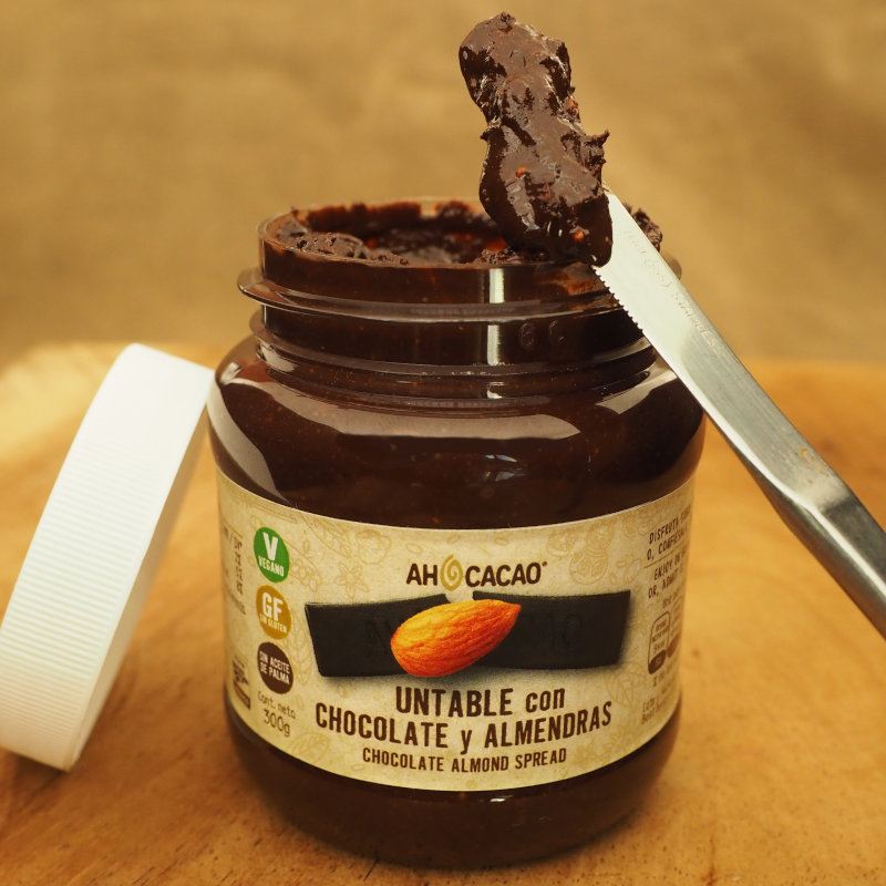 ​Dark chocolate and almond spread, jar 300g