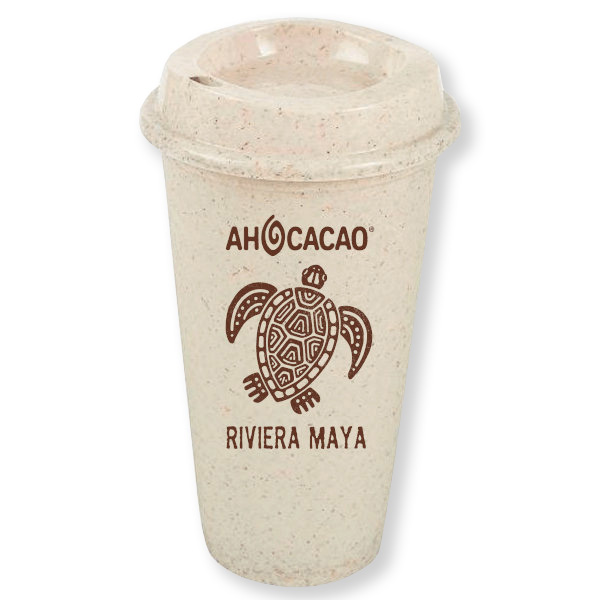 Vaso reutilizable Ah Cacao, 16oz
