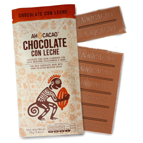 Chocolate con leche (milk), bar 75g