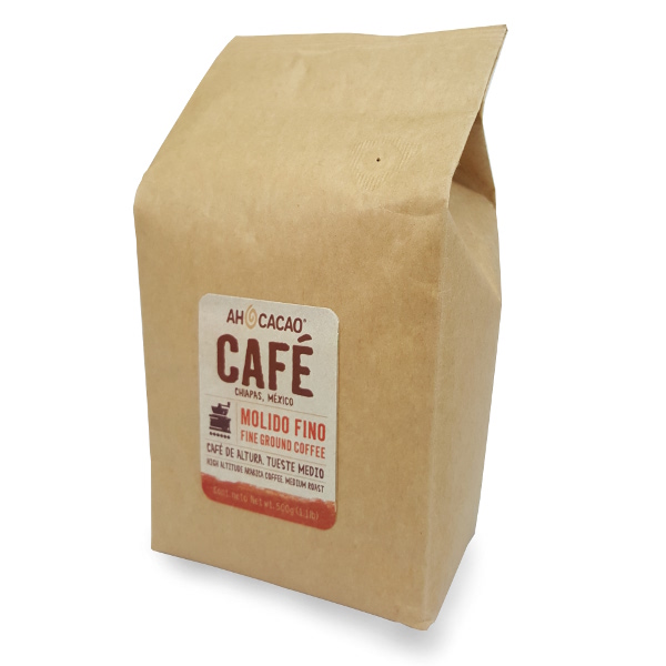 Coffee from Chiapas, Mexico, fine ground 500g