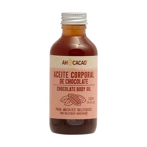 [7503021333285] Aceite corporal de chocolate, botella 120ml