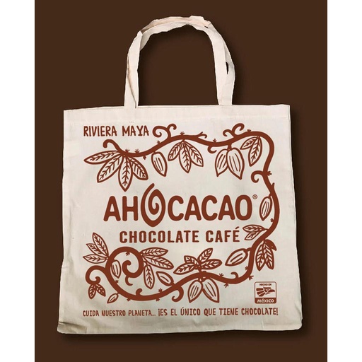 Bolsa manta para compras Ah Cacao 40x40 cm